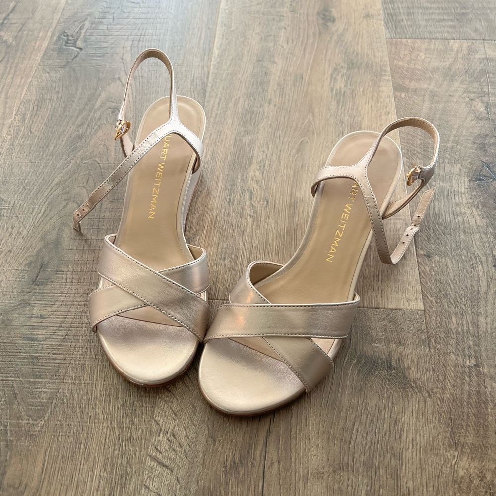 Stuart Weitzman Women's Metallic Sandals